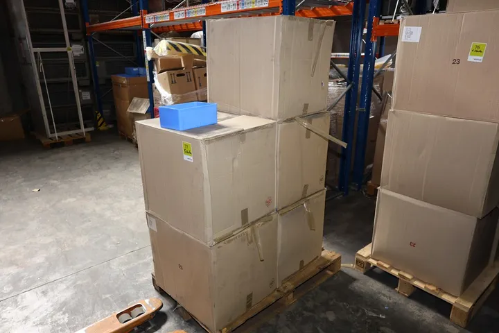 5 x Karton Lagerboxen Maße: ca. 27 x 17 x 11 cm